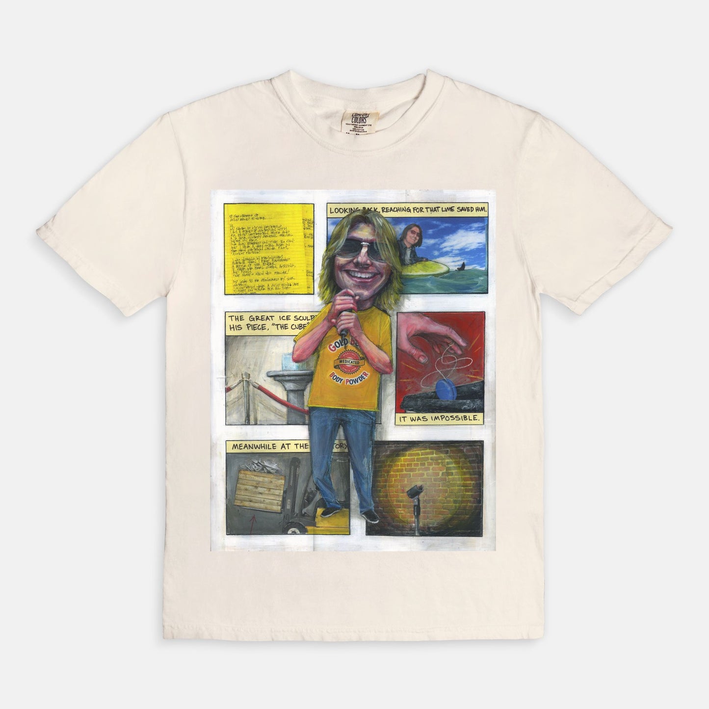 Mitch Hedberg {Gold Bond Tour} - T-shirt