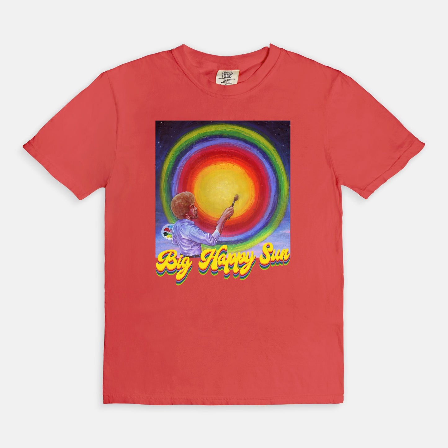 Big Happy Sun { Bob Ross } - T-shirt