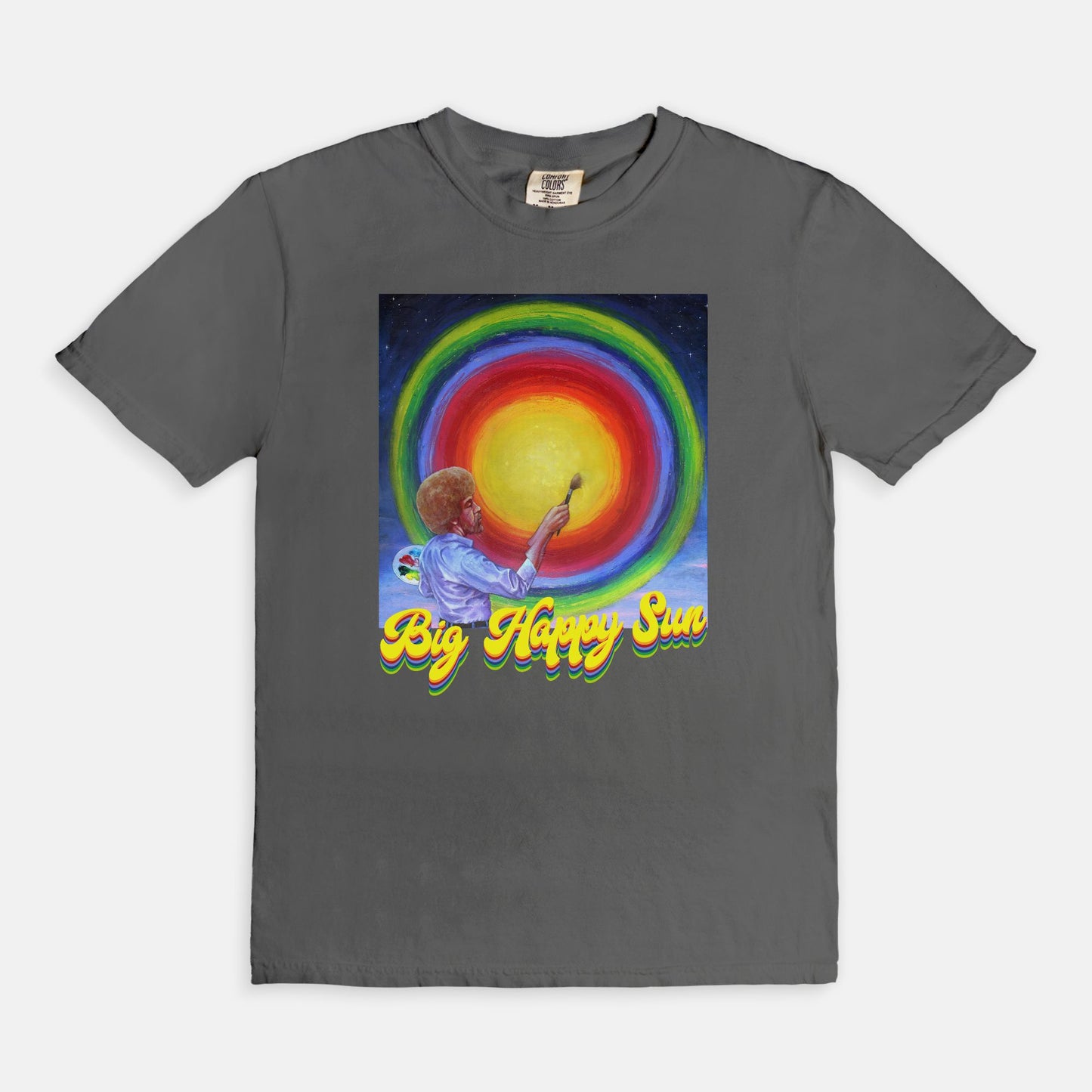 Big Happy Sun { Bob Ross } - T-shirt