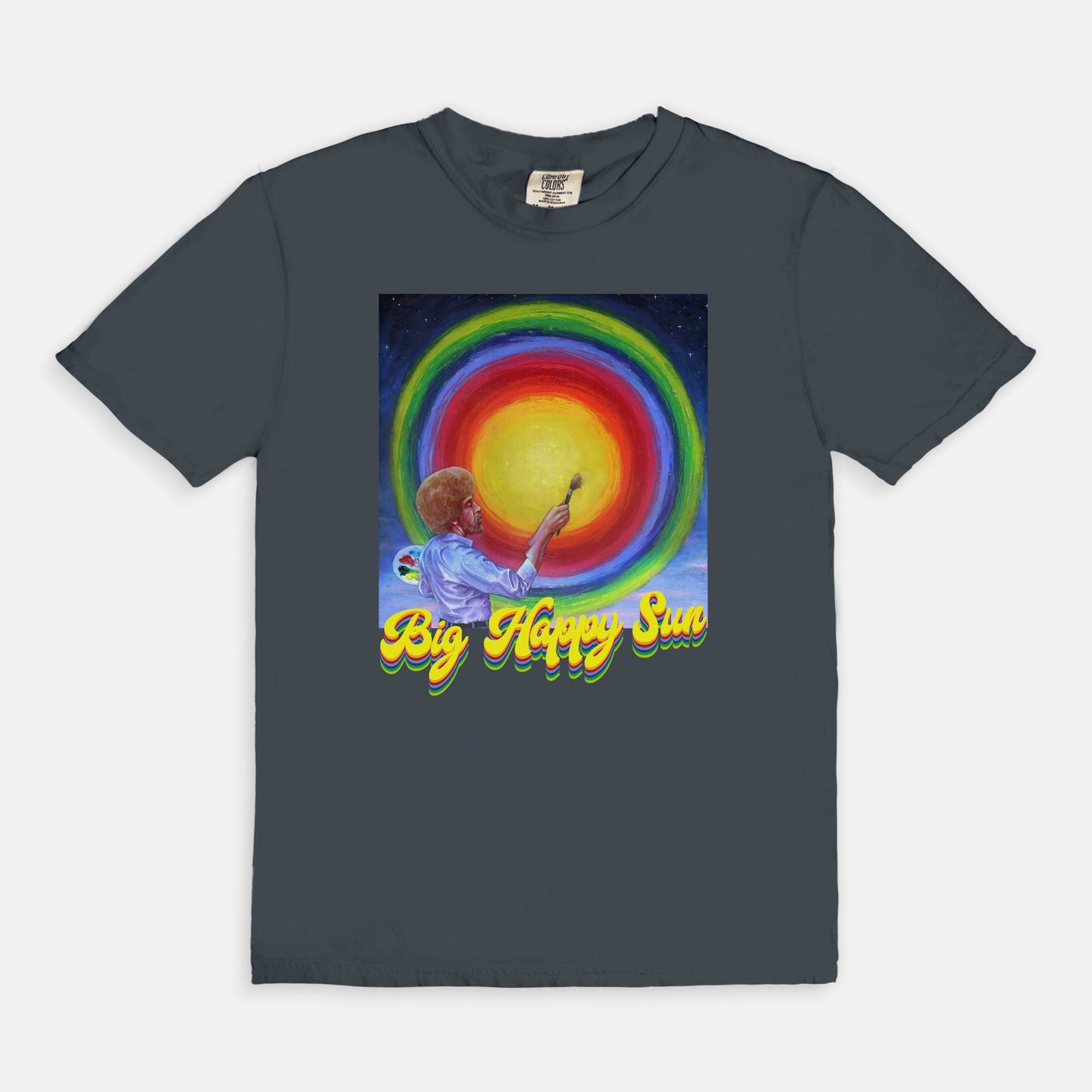 Big Happy Sun { Bob Ross } - T-shirt