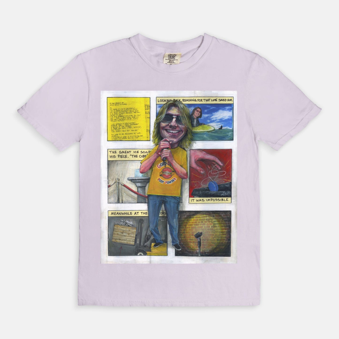 Mitch Hedberg {Gold Bond Tour} - T-shirt