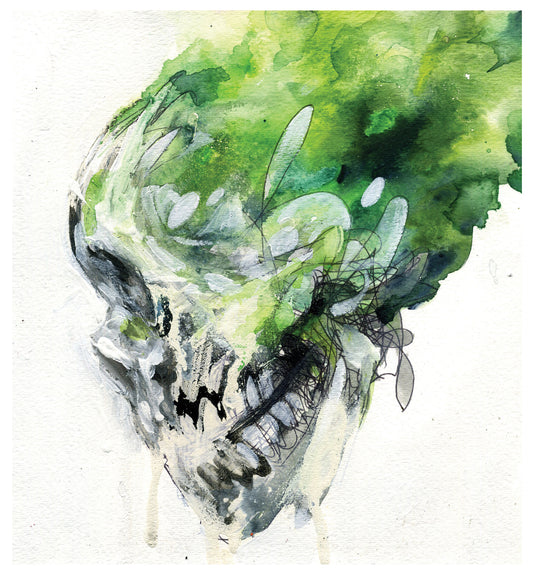 Green skull