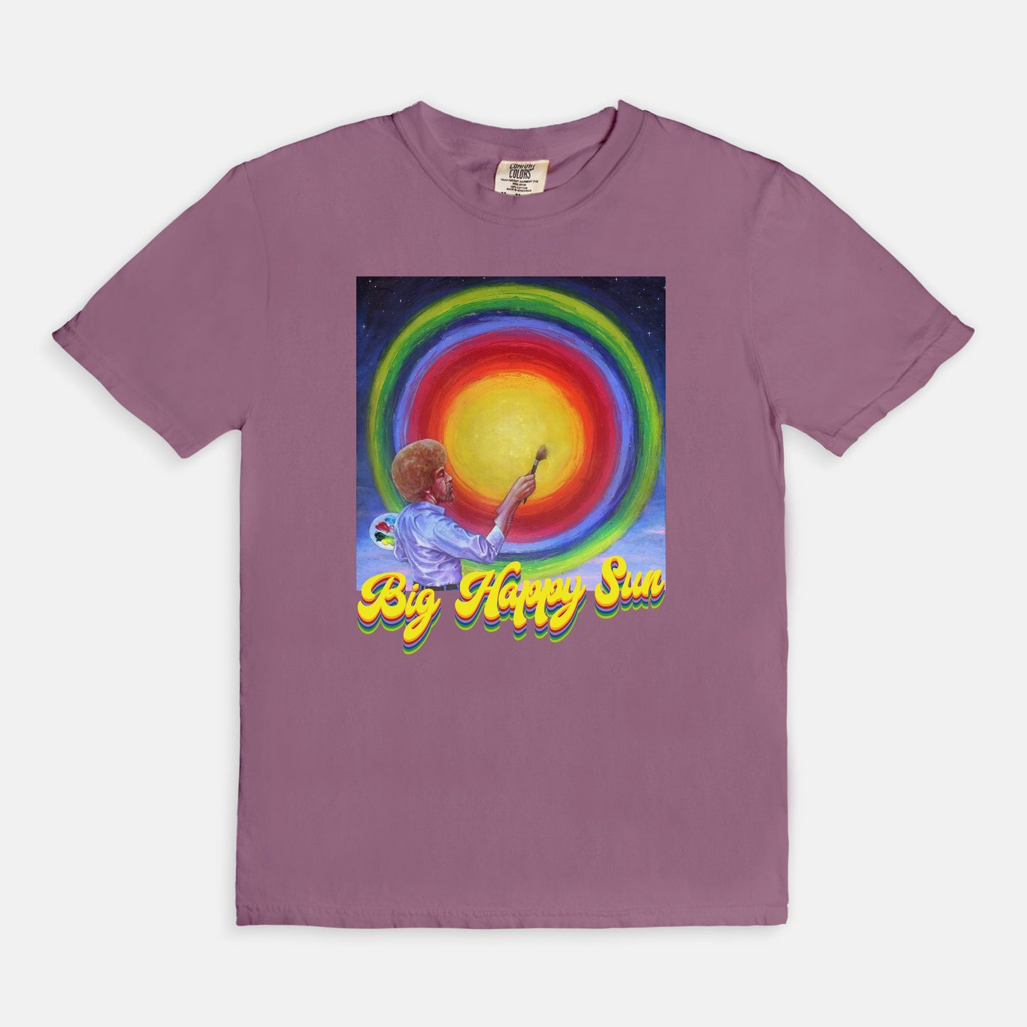 Big Happy Sun { Bob Ross } - T-shirt